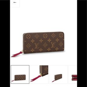 💯 Authentic. Louis Vuitton Clemence Wallet